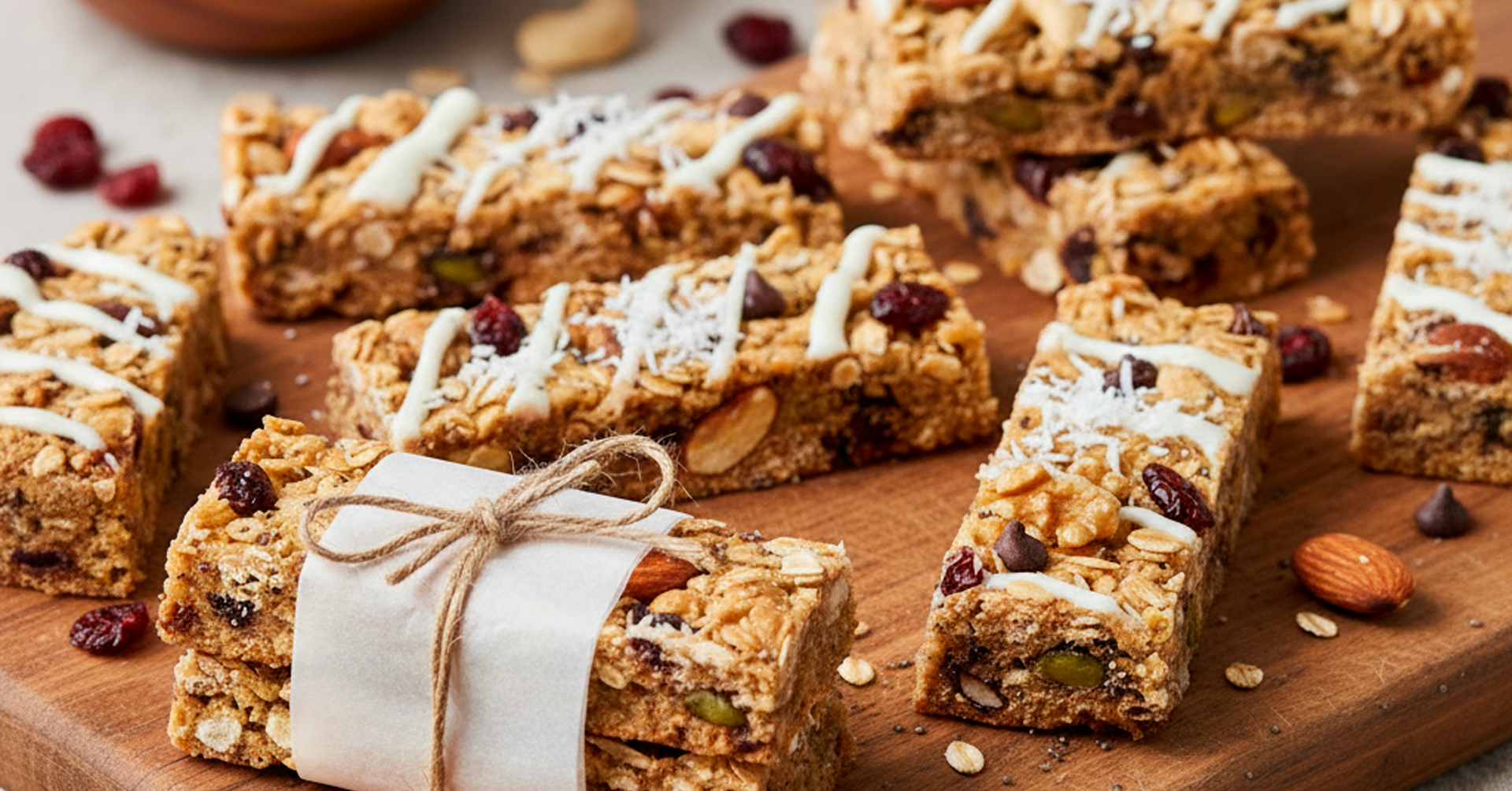 barritas de proteína y granola caseras