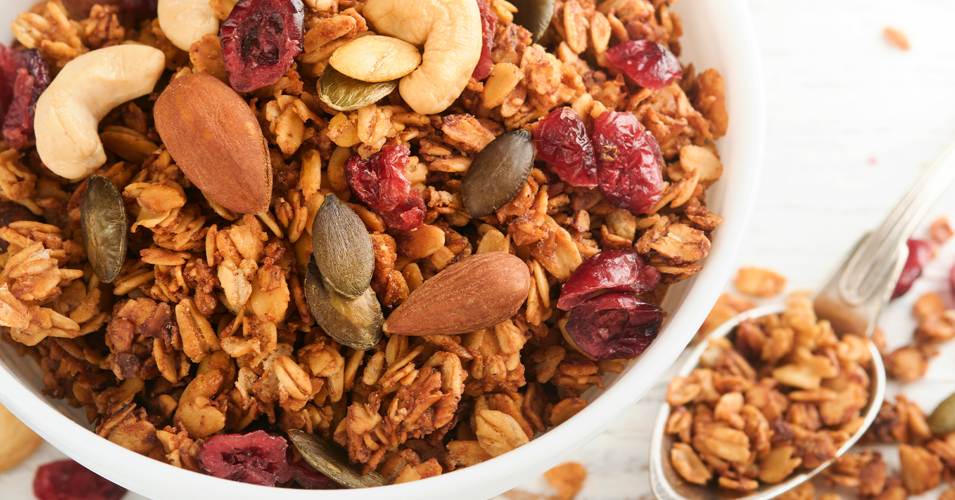 Beneficios de la granola con fruta deshidratada