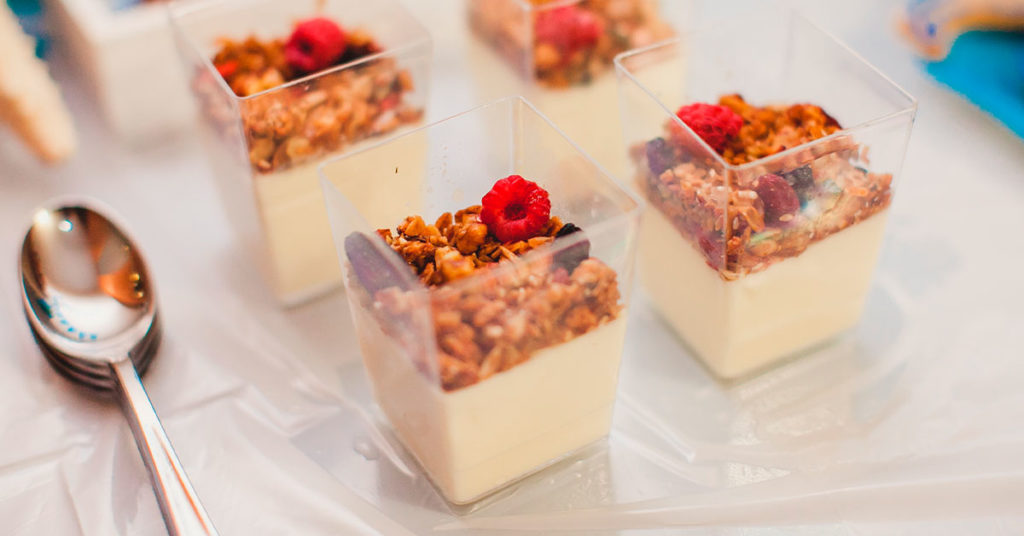 Gelatina de yogur con miel