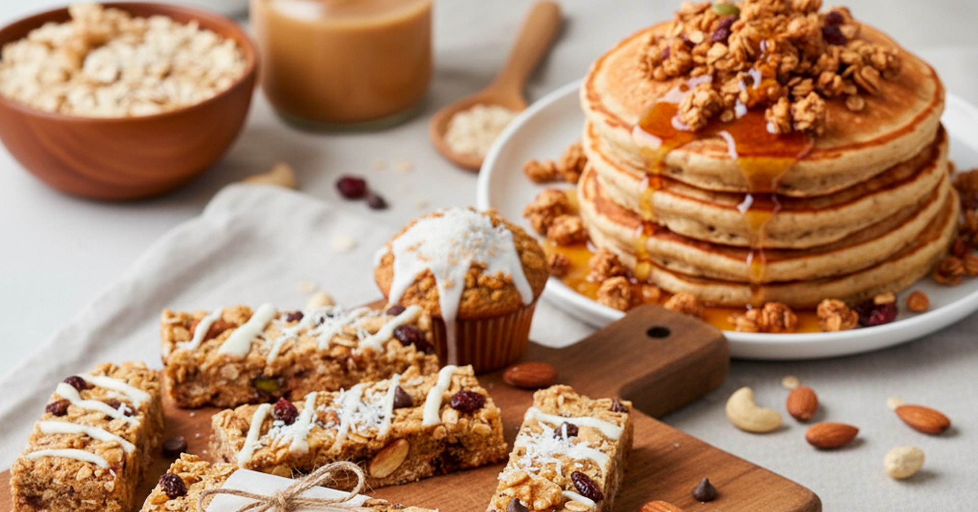 3 recetas proteicas con granola para después de entrenar